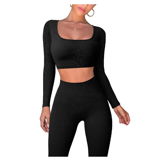 KOA™ Gym Crop Tank Top Leggings Set