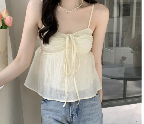 KOA™ Beige Spaghetti Strap Blouse