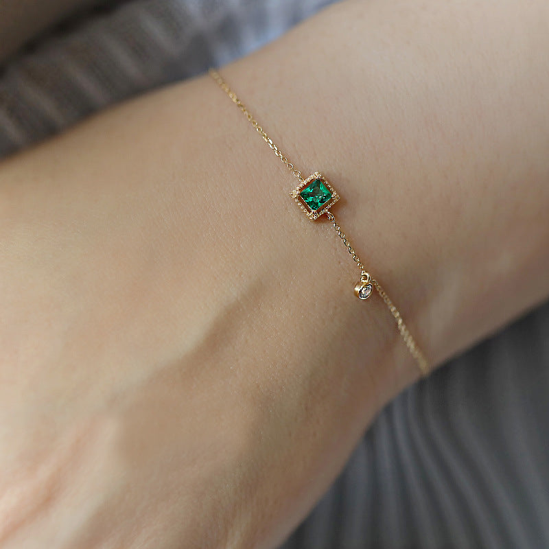 KOA™ Emerald Crystal Chain Bracelet