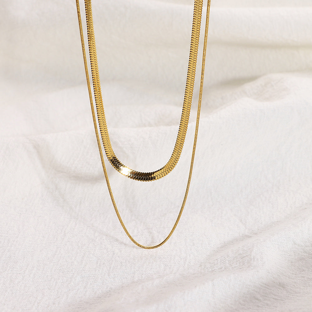 KOA™ Herringbone Snake Necklace